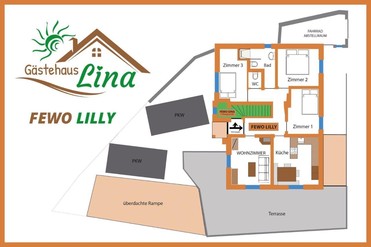Gaestehaus Lina Apartment Тирзее Екстериор снимка